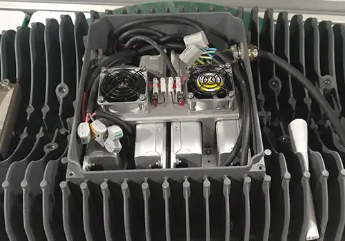 Which driver features extend LED floodlight life?